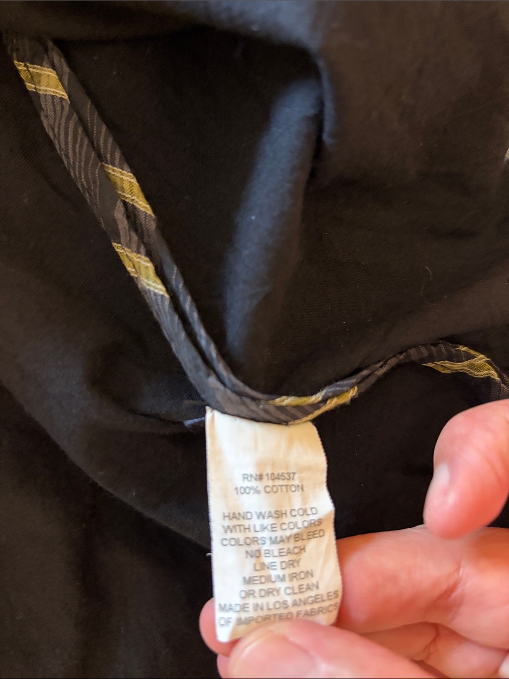 Burning Torch Black and Cream/white Labeled Garment - Picture 4 of 6